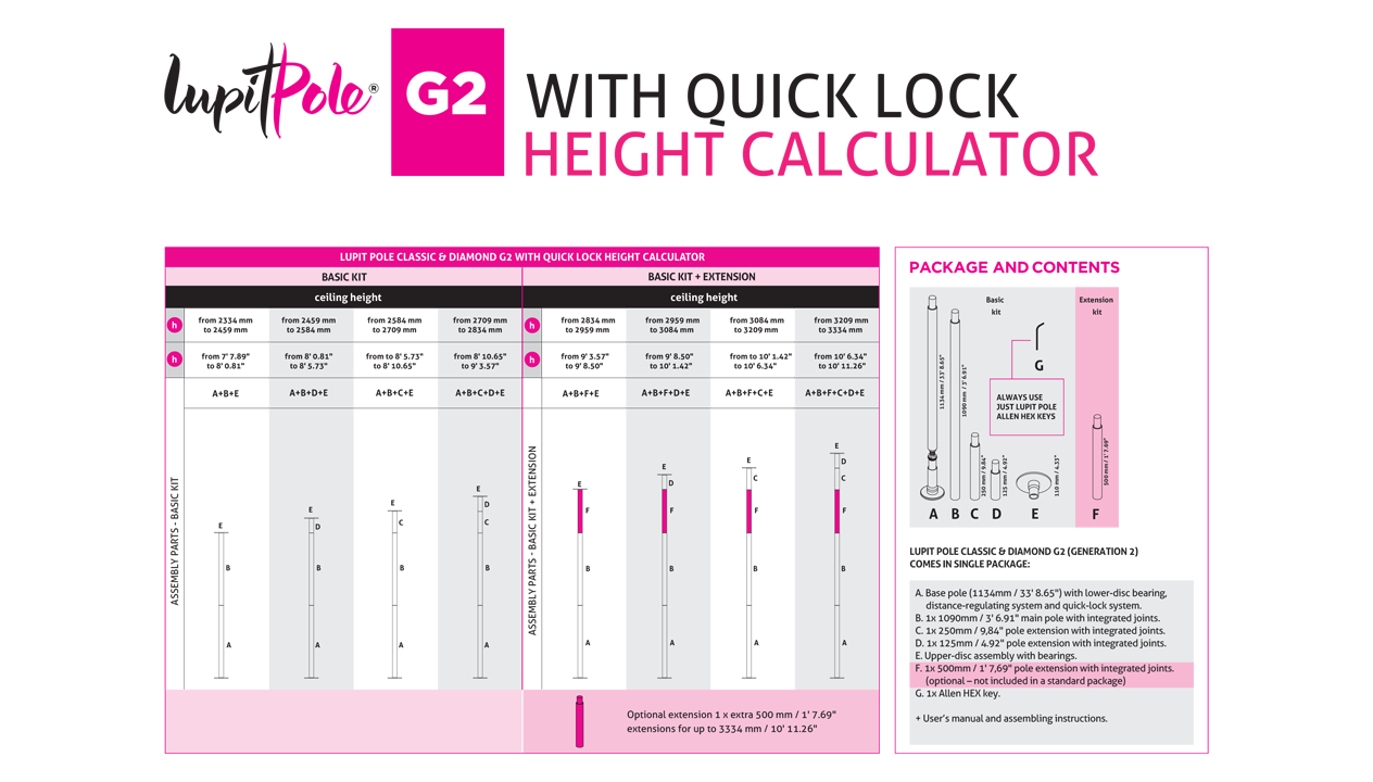 Barre Classic G2 Quick Lock Inox/Stainless Steel 42/45mm