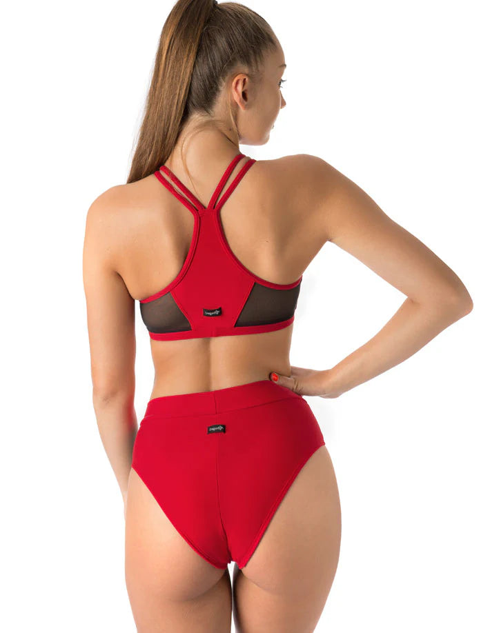 Brassière Mesh Victoria Rouge & Noir