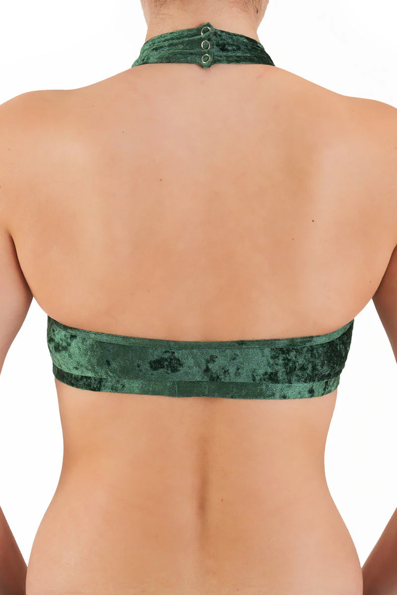 Brassière Lisette Velours Vert