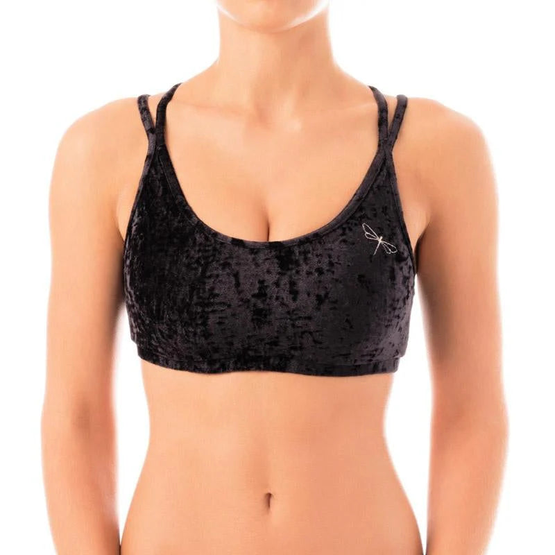 Brassière Nicole Velours Noir