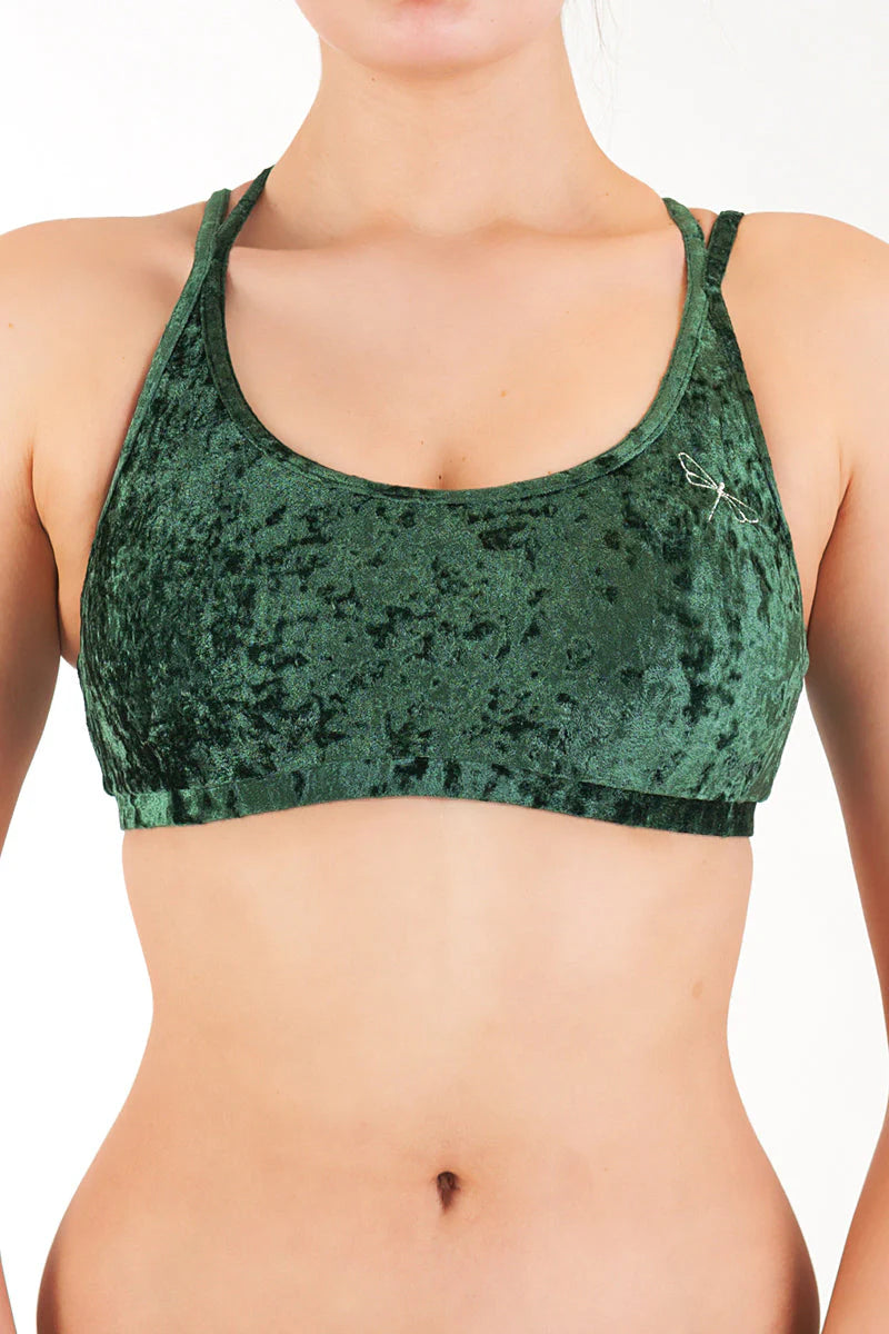 Brassière Nicole Velours Vert